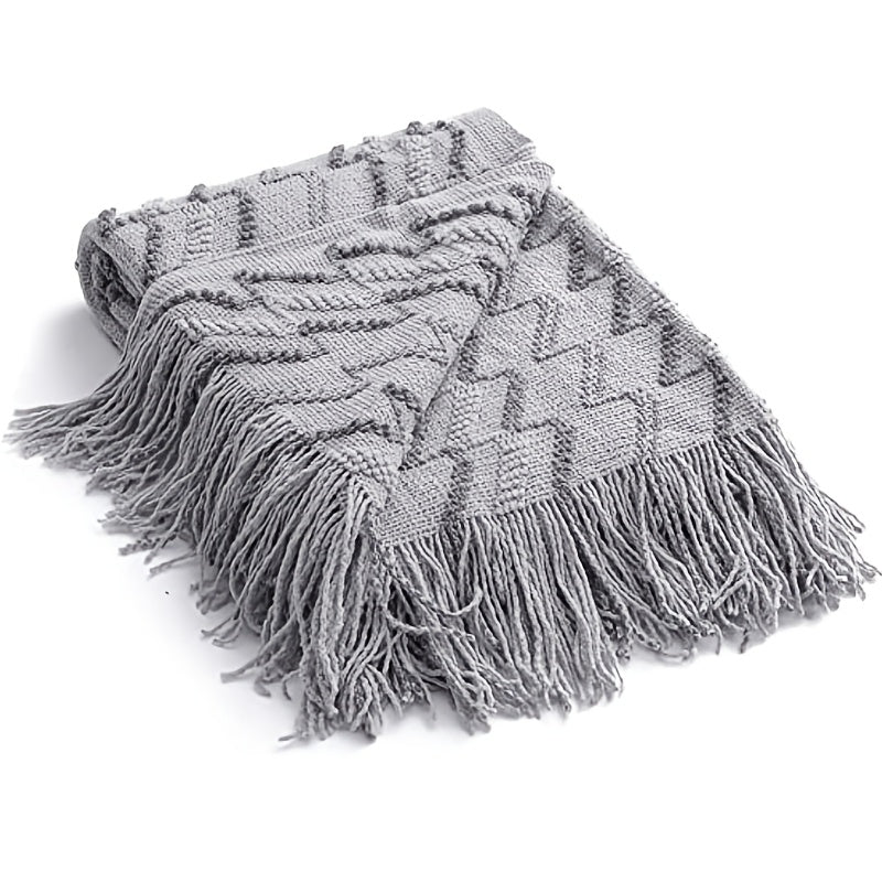 Vintage Jacquard Throw Blanket