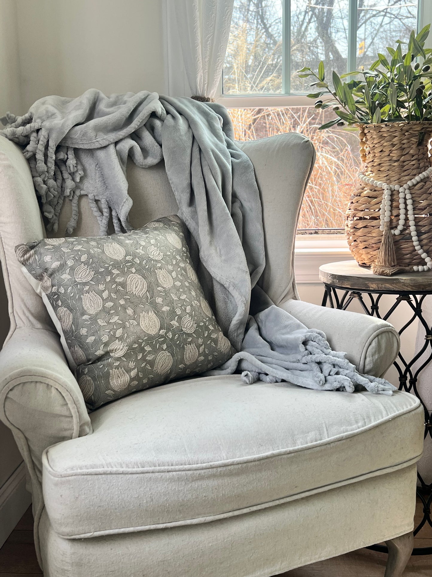 2-Pack Modern Farmhouse Decorative Throw Pillow Covers,