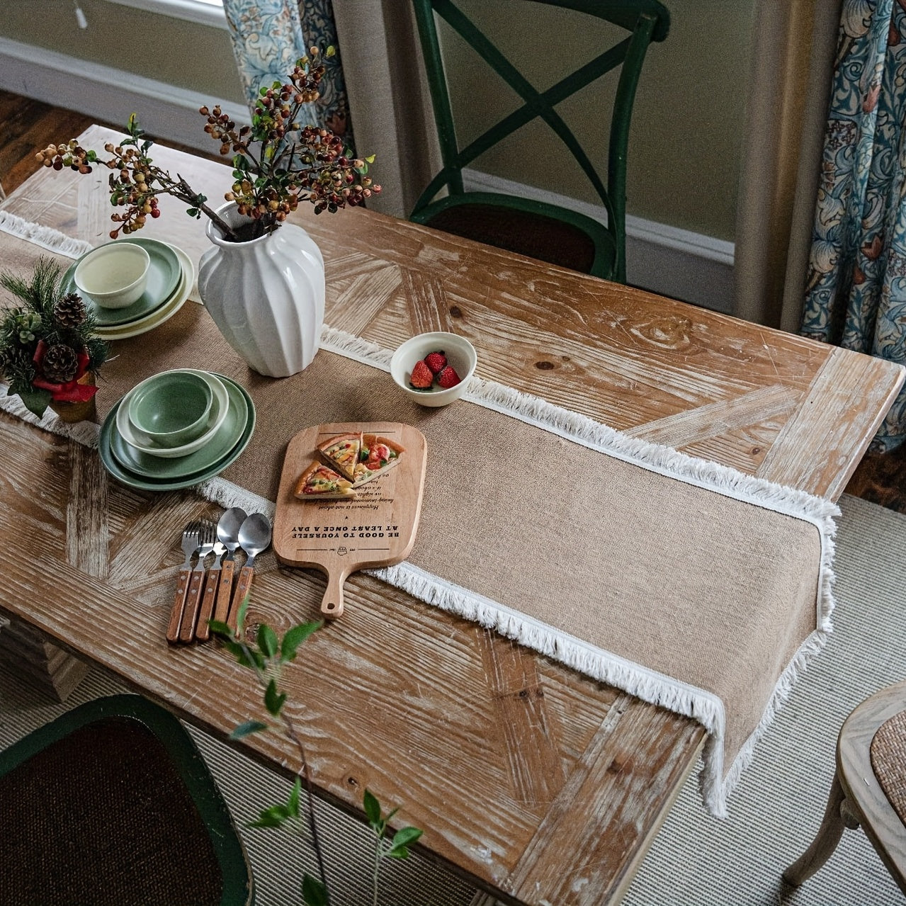 Burlap Natural Jute Table Runner