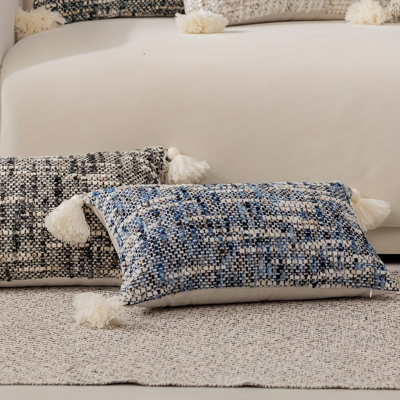 Bohemian Vintage Stripes Chenille decorative Pillow cover