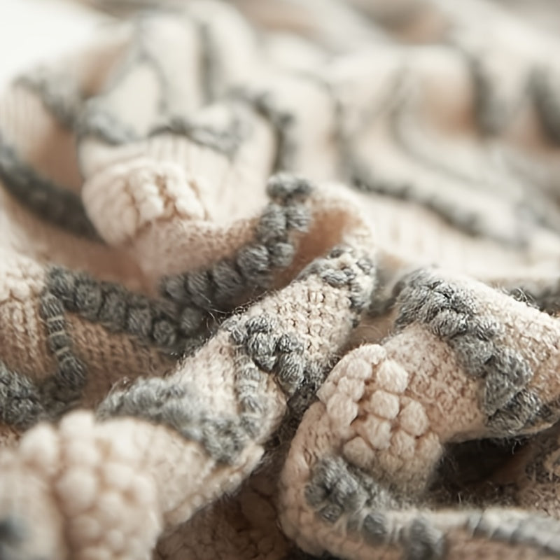 Vintage Jacquard Throw Blanket