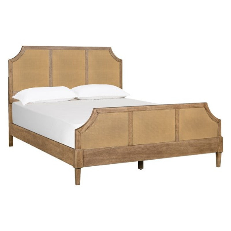 Sienna Woven Cane Queen Platform Bed