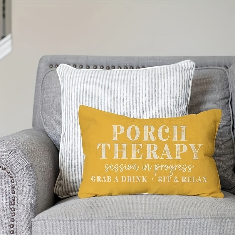 Porch Therapy Session in Progress"