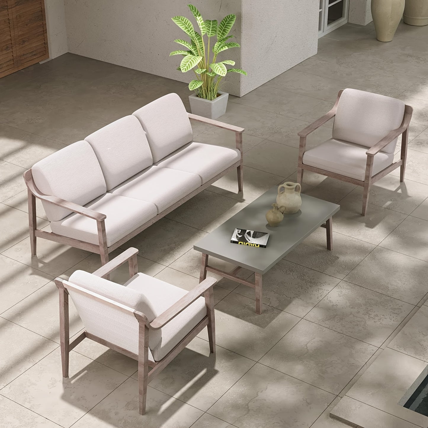 Grand Patio Outdoor Patio 4pcs Furniture Set