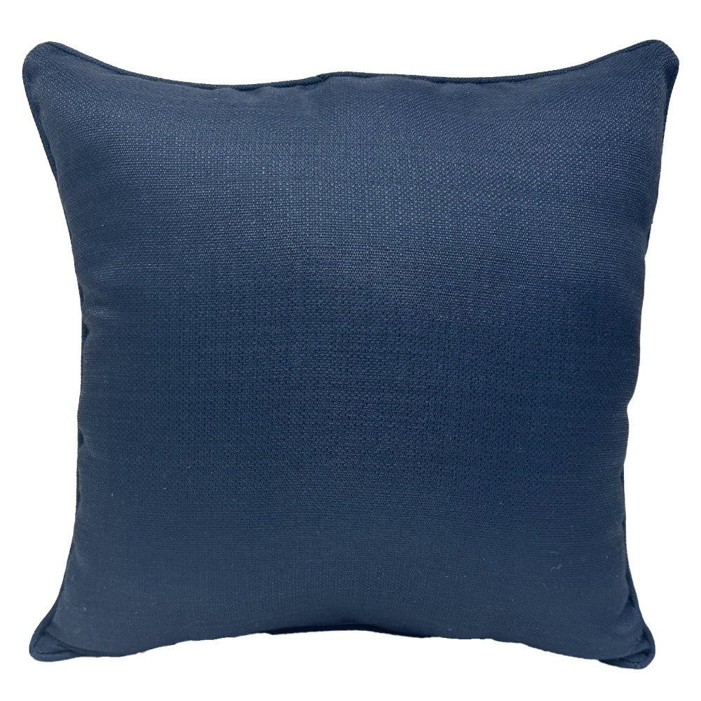 18”x18” Outdoor Throw Pillow Cushion – Water-Resistant, Fade-Resistant Polyester Cover – Classic Decorative Accent for Patio, Garden, Balcony, or Indoor Spaces