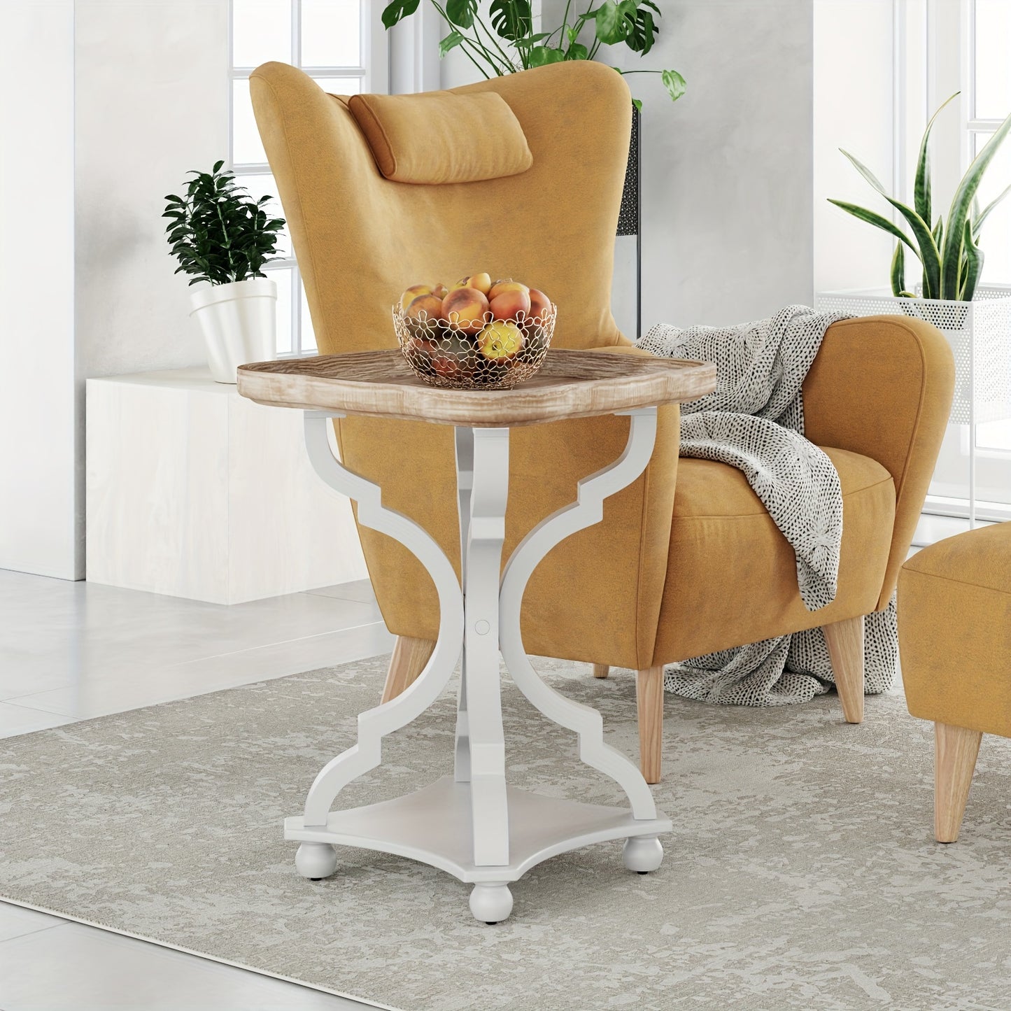 Farmhouse Cottage Accent Table