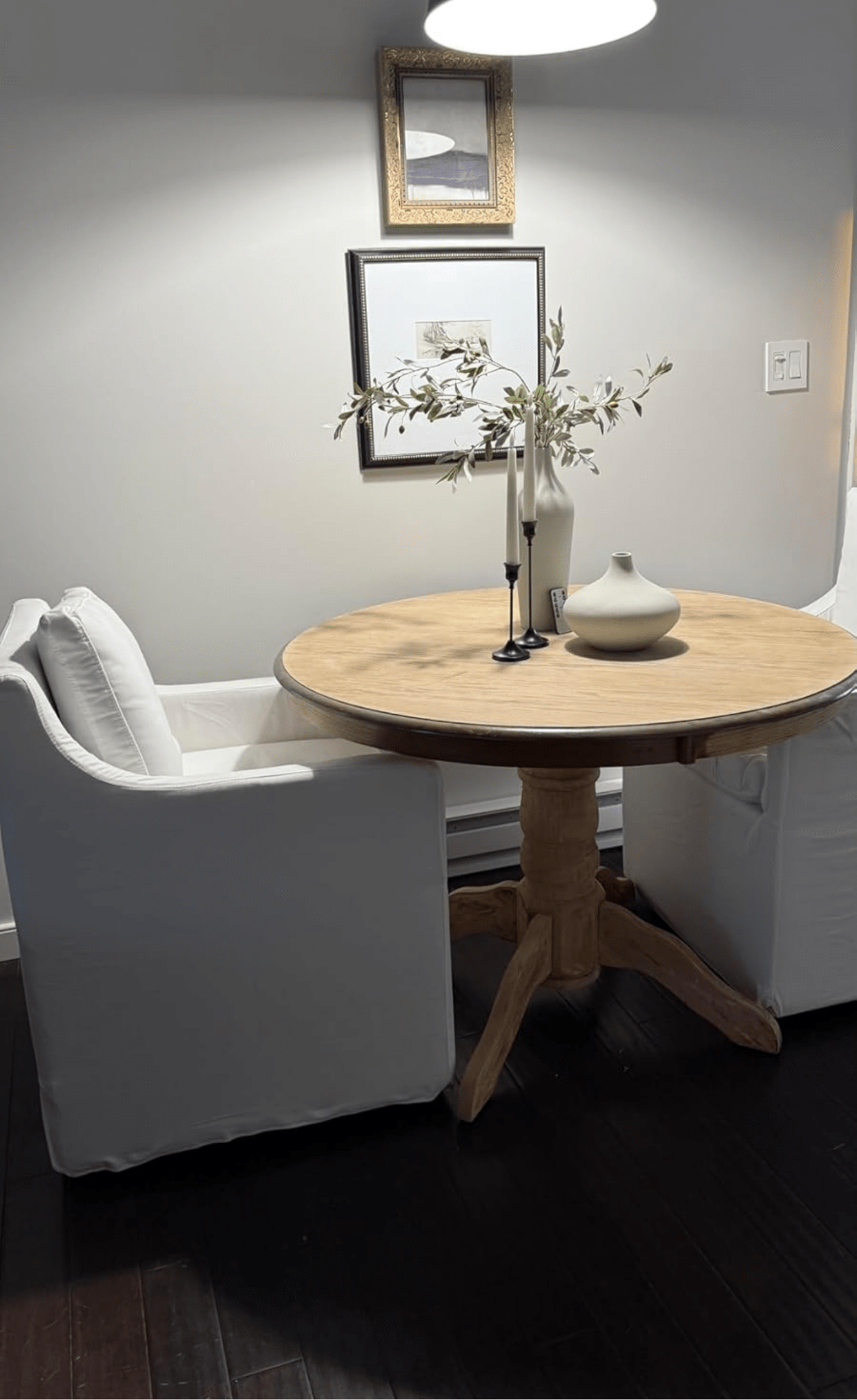 The Charleston Upholstered Dining Chair - solid wood furniture by Chic Woods