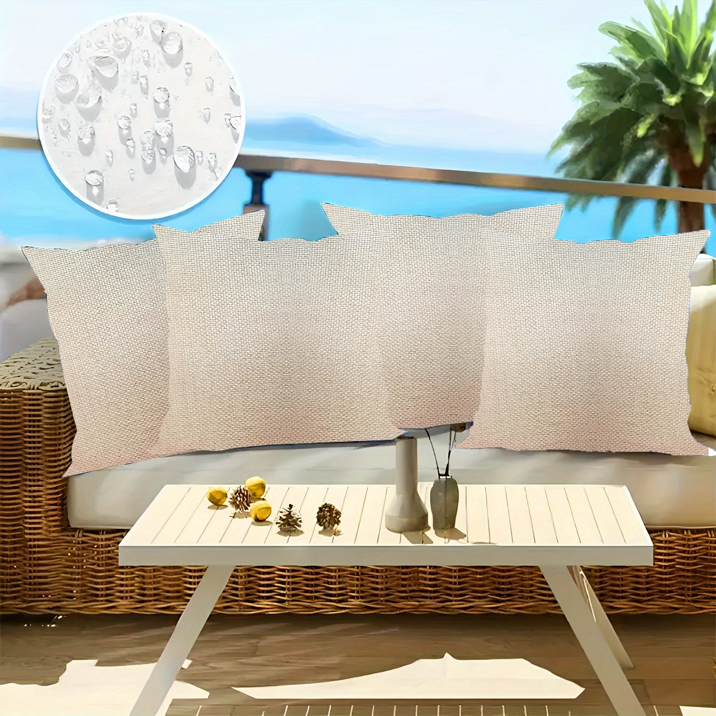 Waterproof Tropical Parrot Print Throw Pillow Covers