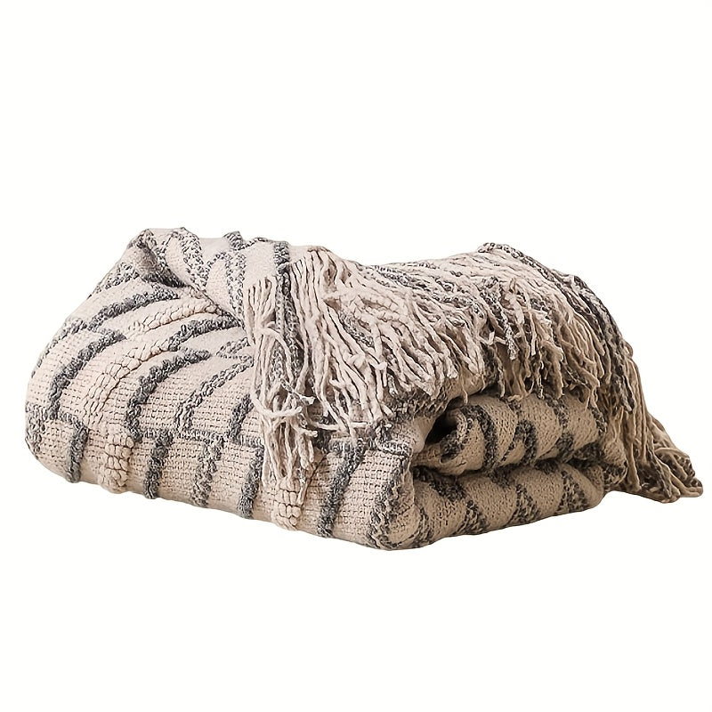 Vintage Jacquard Throw Blanket