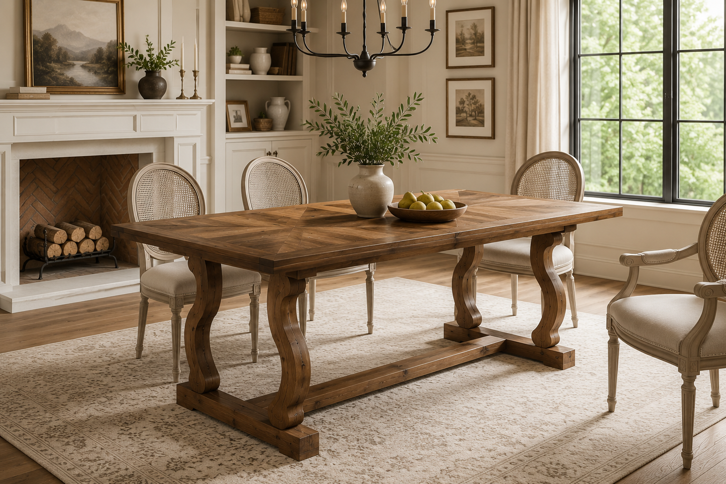 Briar Grove Parquet Dining Table