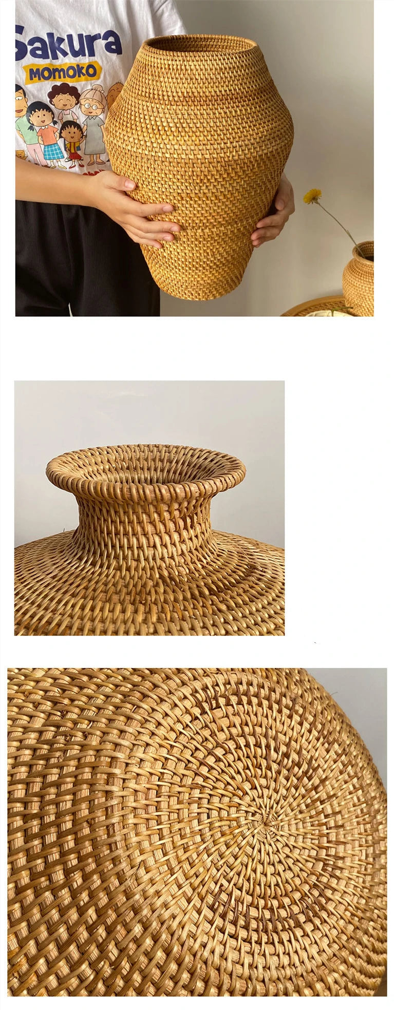 Large Rattan Flower