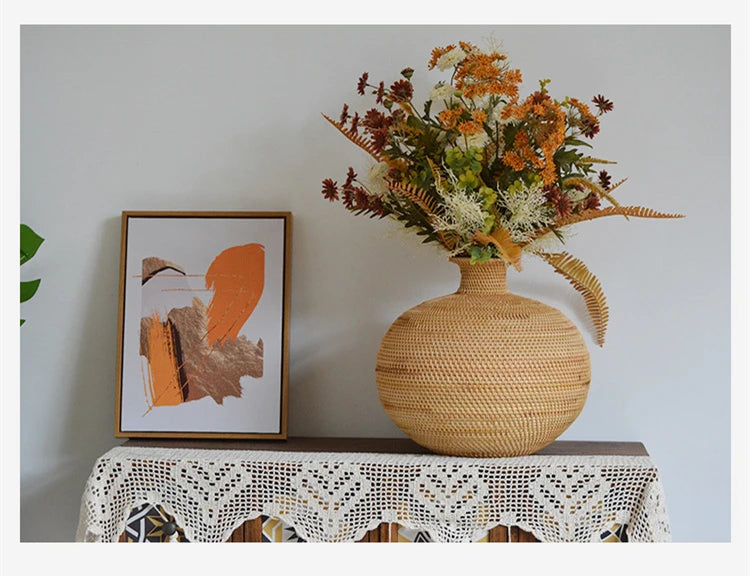 Large Rattan Flower