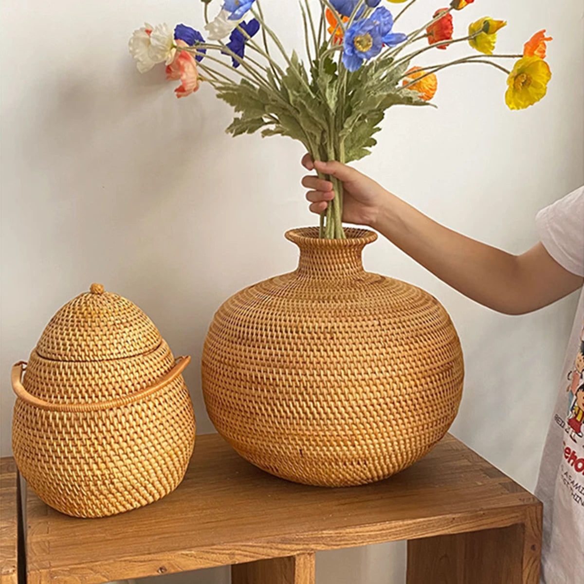 Large Rattan Flower