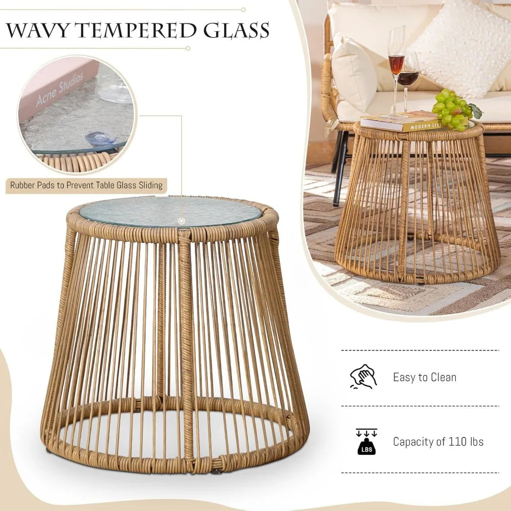 7 Piece Bohemian Patio Set