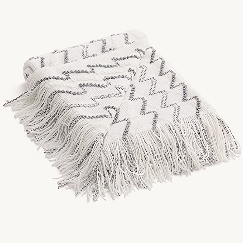 Vintage Jacquard Throw Blanket