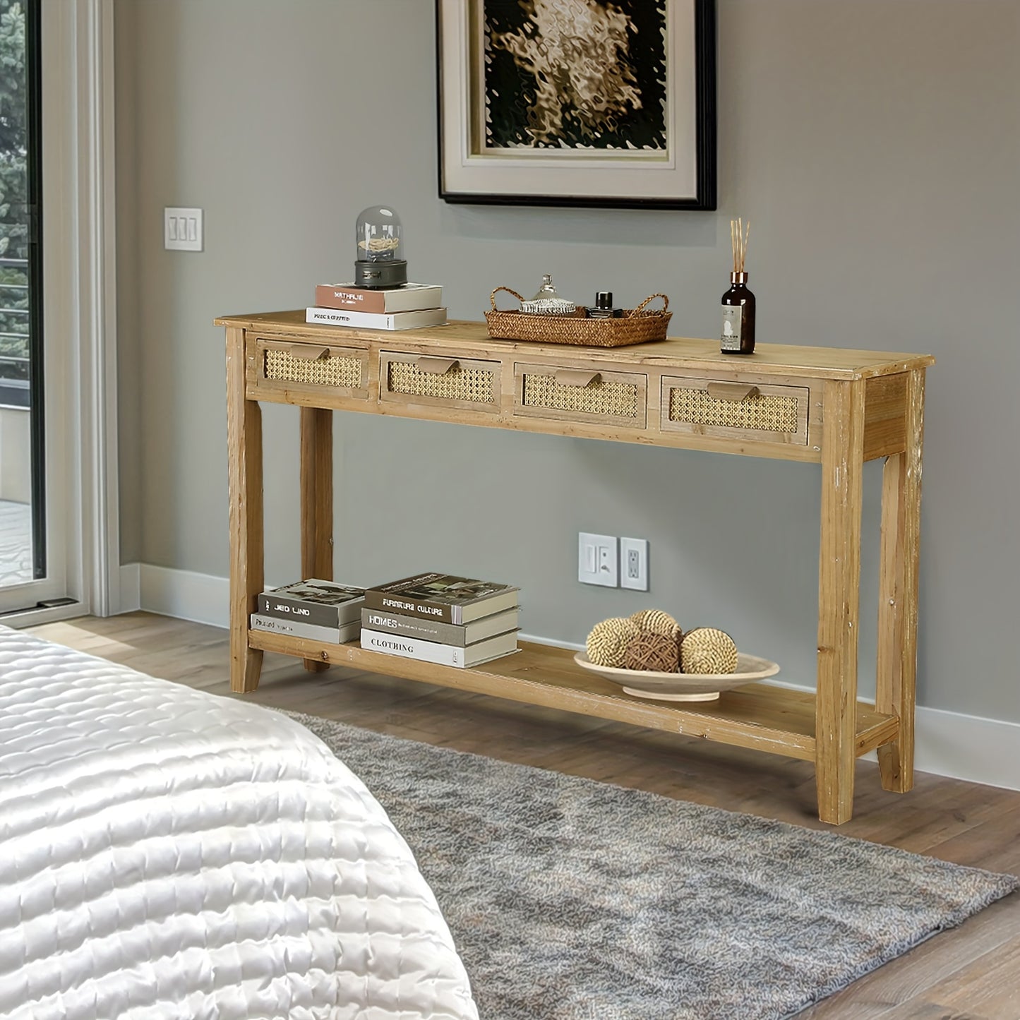 60” Farmhouse Console Table