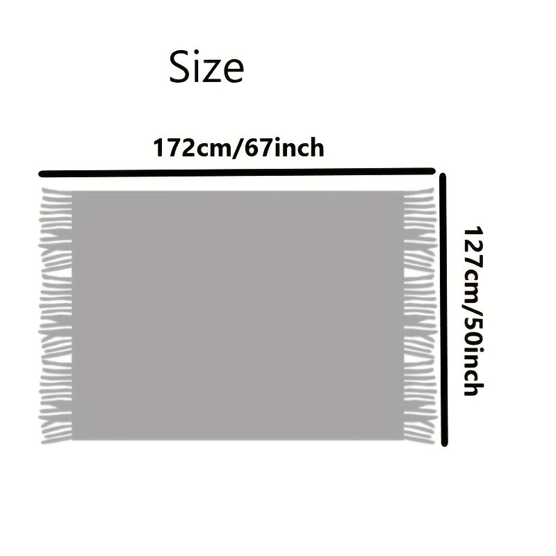 Vintage Jacquard Throw Blanket