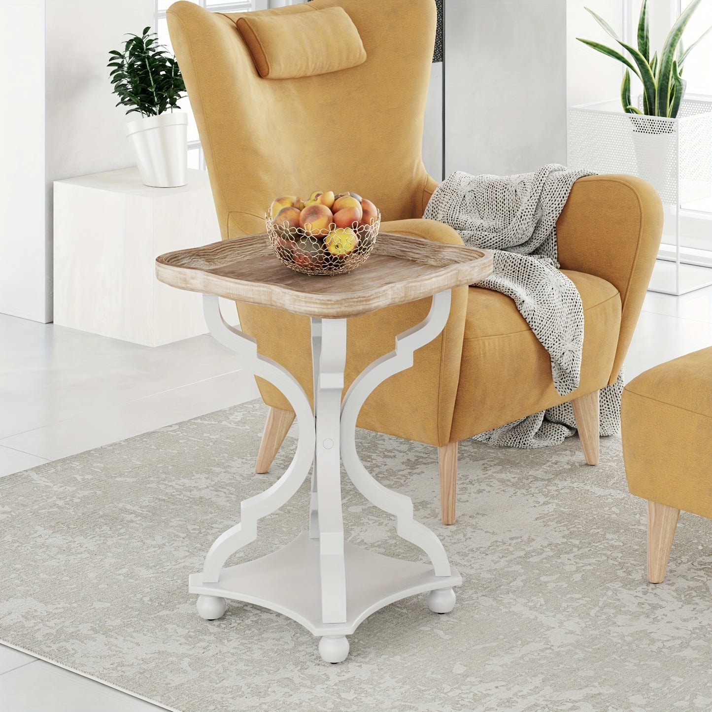 Farmhouse Cottage Accent Table