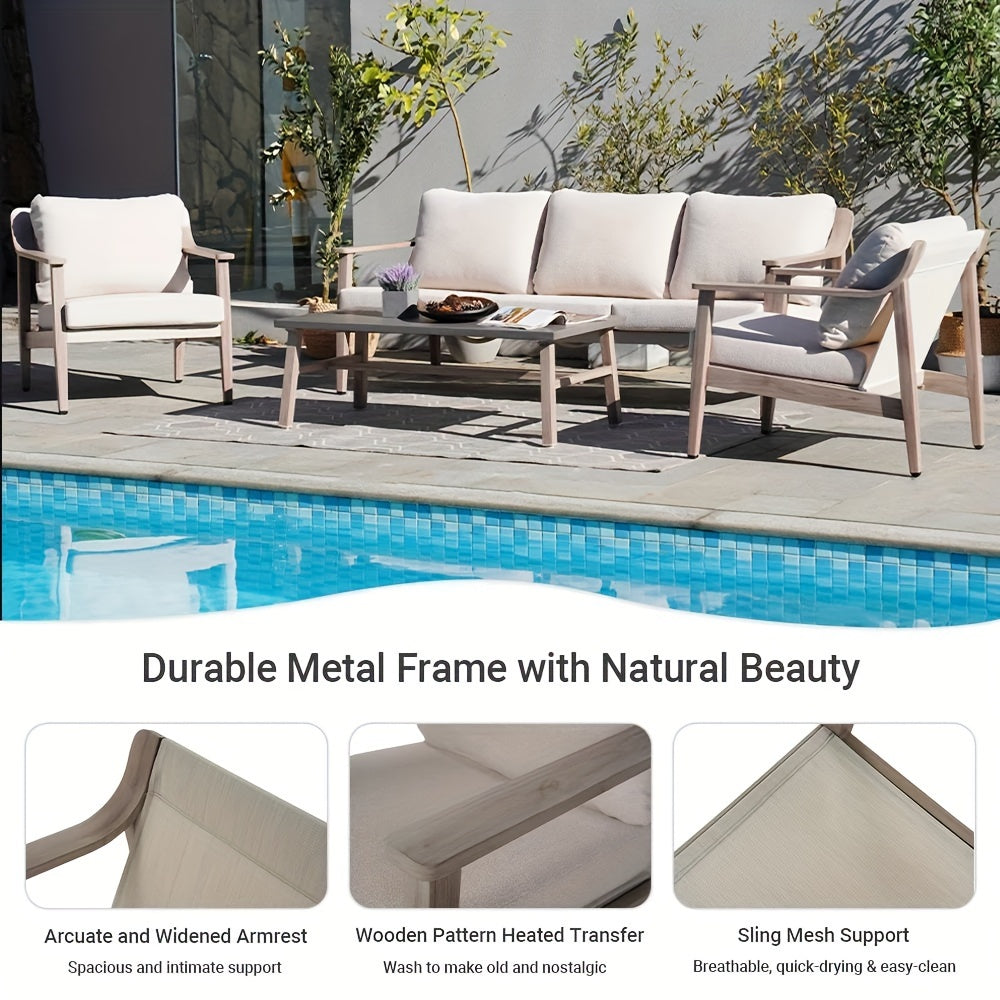 Grand Patio Outdoor Patio 4pcs Furniture Set