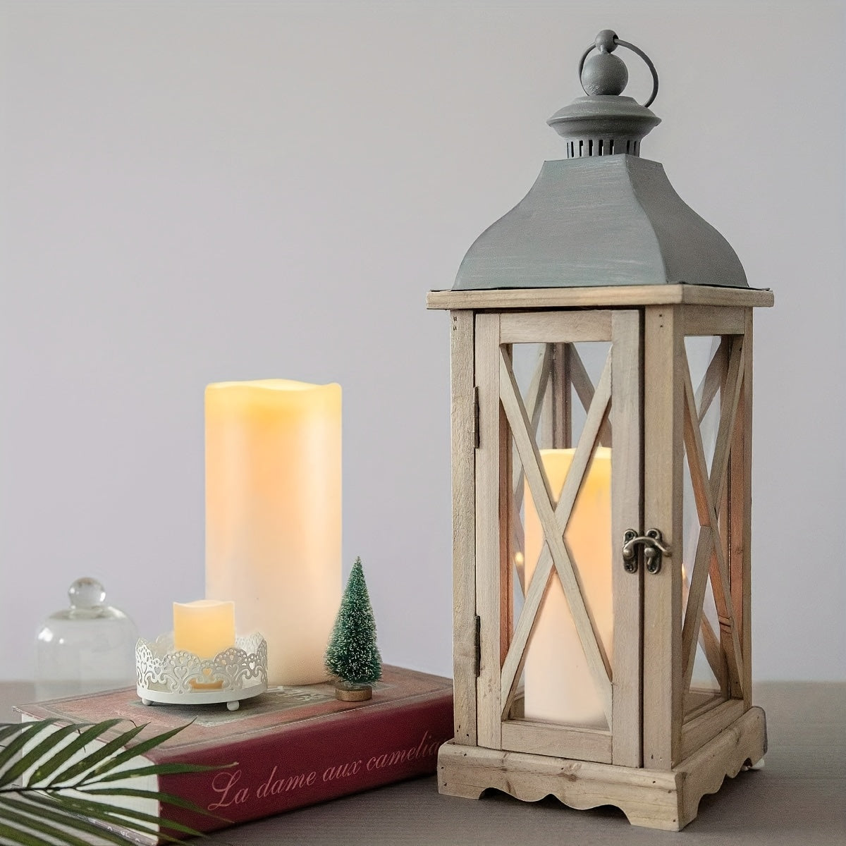 Large Flameless Candles with Remote Control