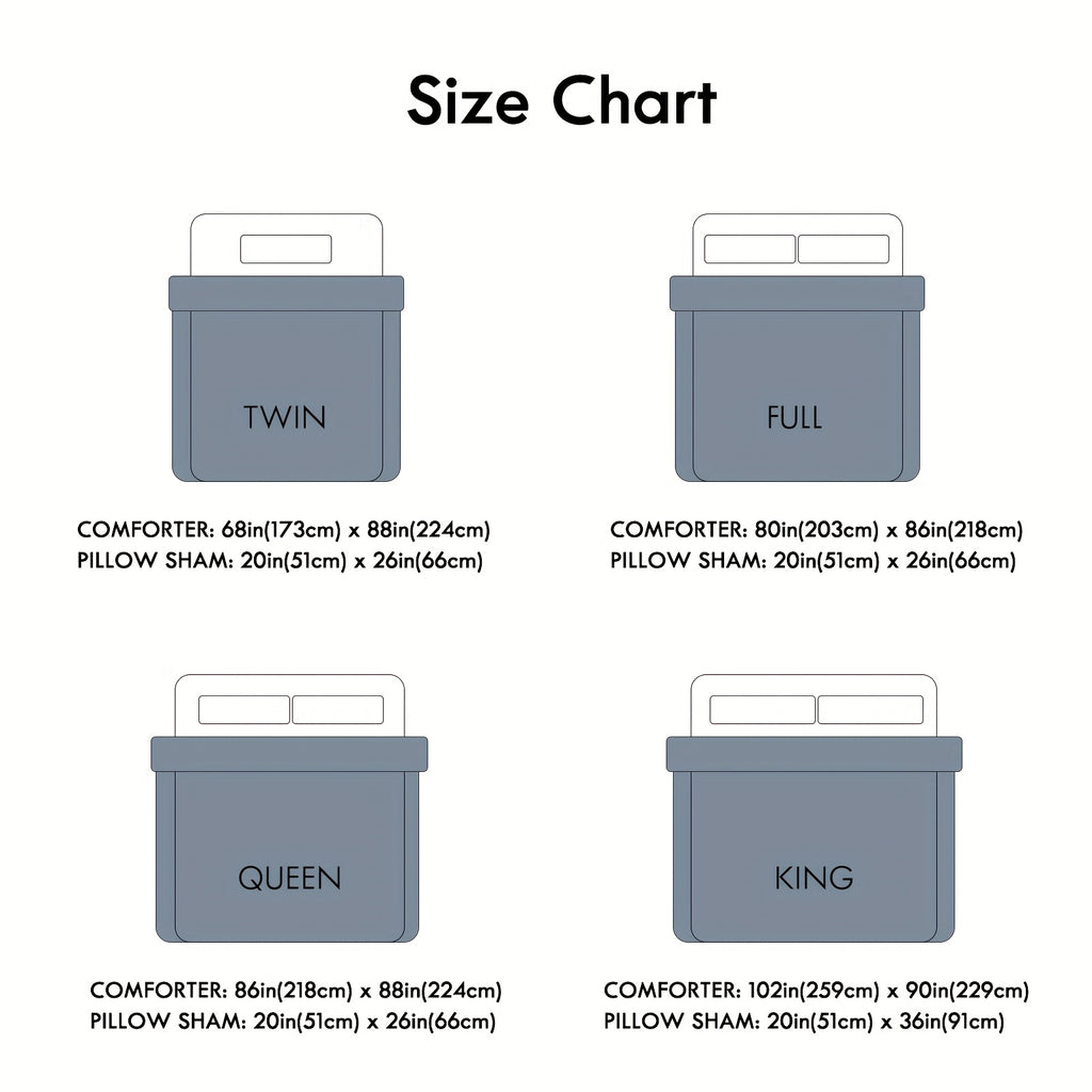 ClevaHome Embossed Comforter Set – Lightweight 2/3-Piece Bedding Set for All Seasons, Ultra-Soft Brushed Polyester Quilt – Machine Washable,