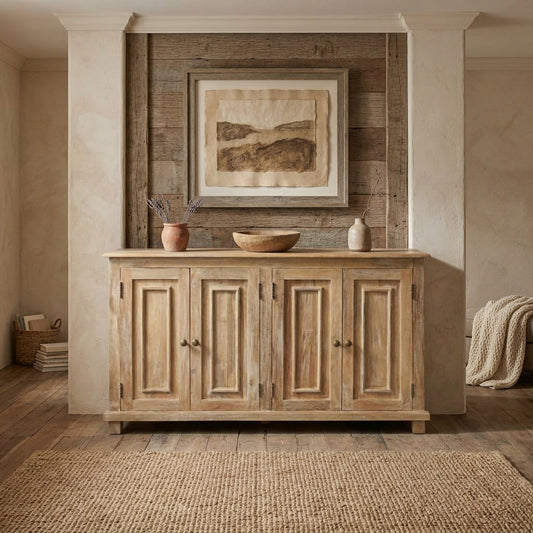 Edinburgh Distressed Solid Wood Sideboard