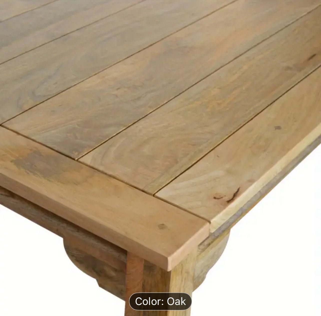 The Harveststead Extendable Mango Wood Dining Table - solid wood furniture by Chic Woods