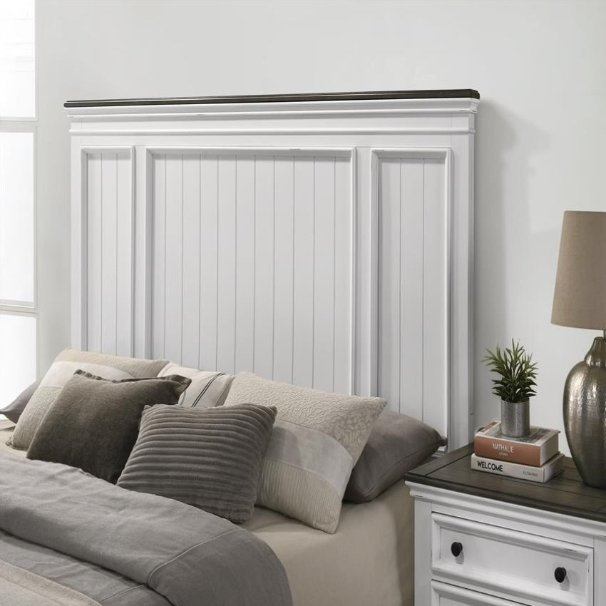 Shelby Modern Farmhouse Bedroom Set – Shiplap Queen Bed, Dresser, Mirror & 2 Nightstands - solid wood furniture by Chic Woods