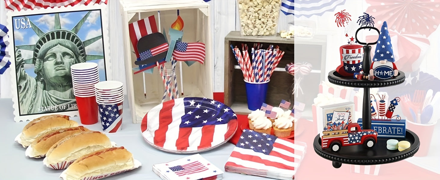 Farmhouse Wooden 2 Tiered Tray