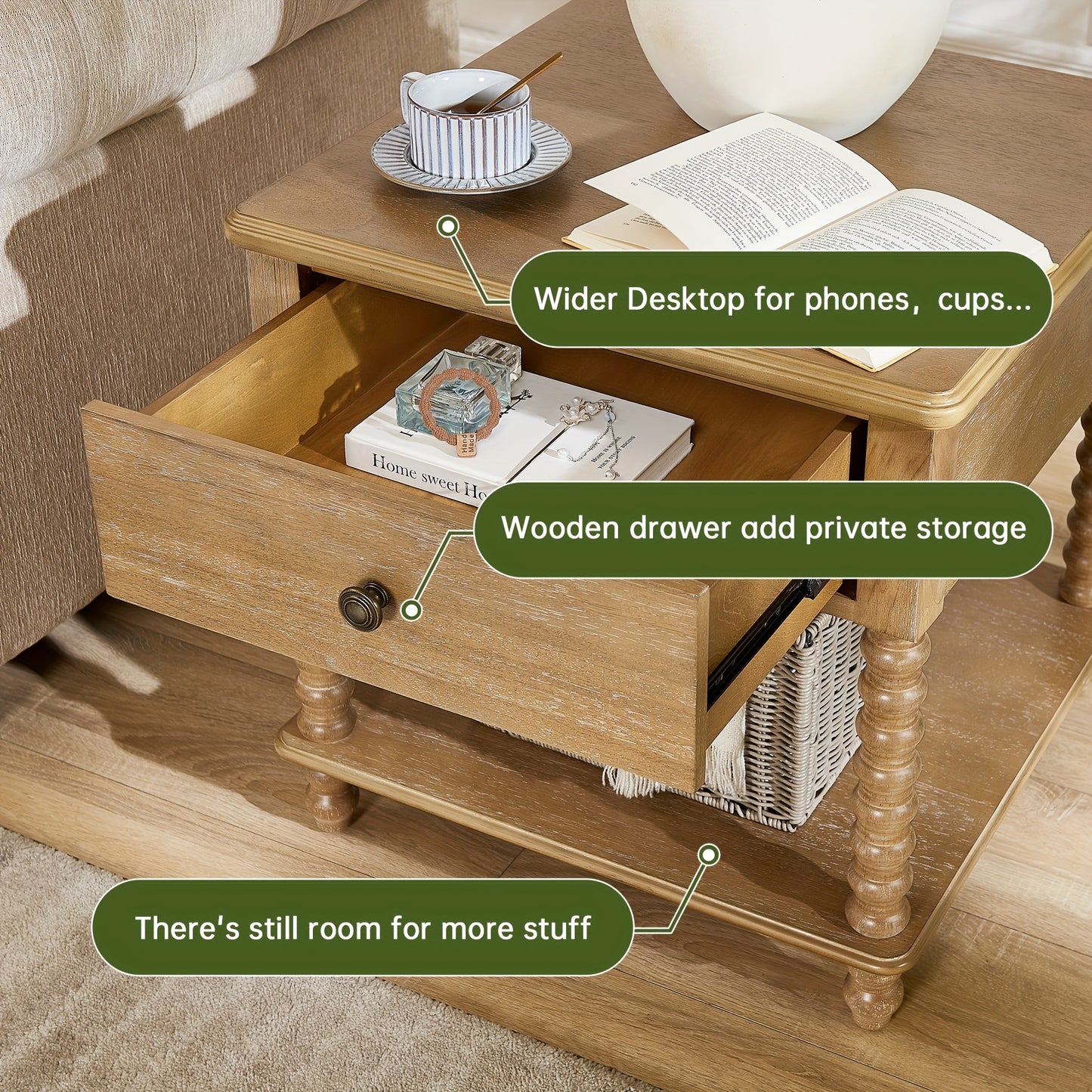 Alder Grove End Table