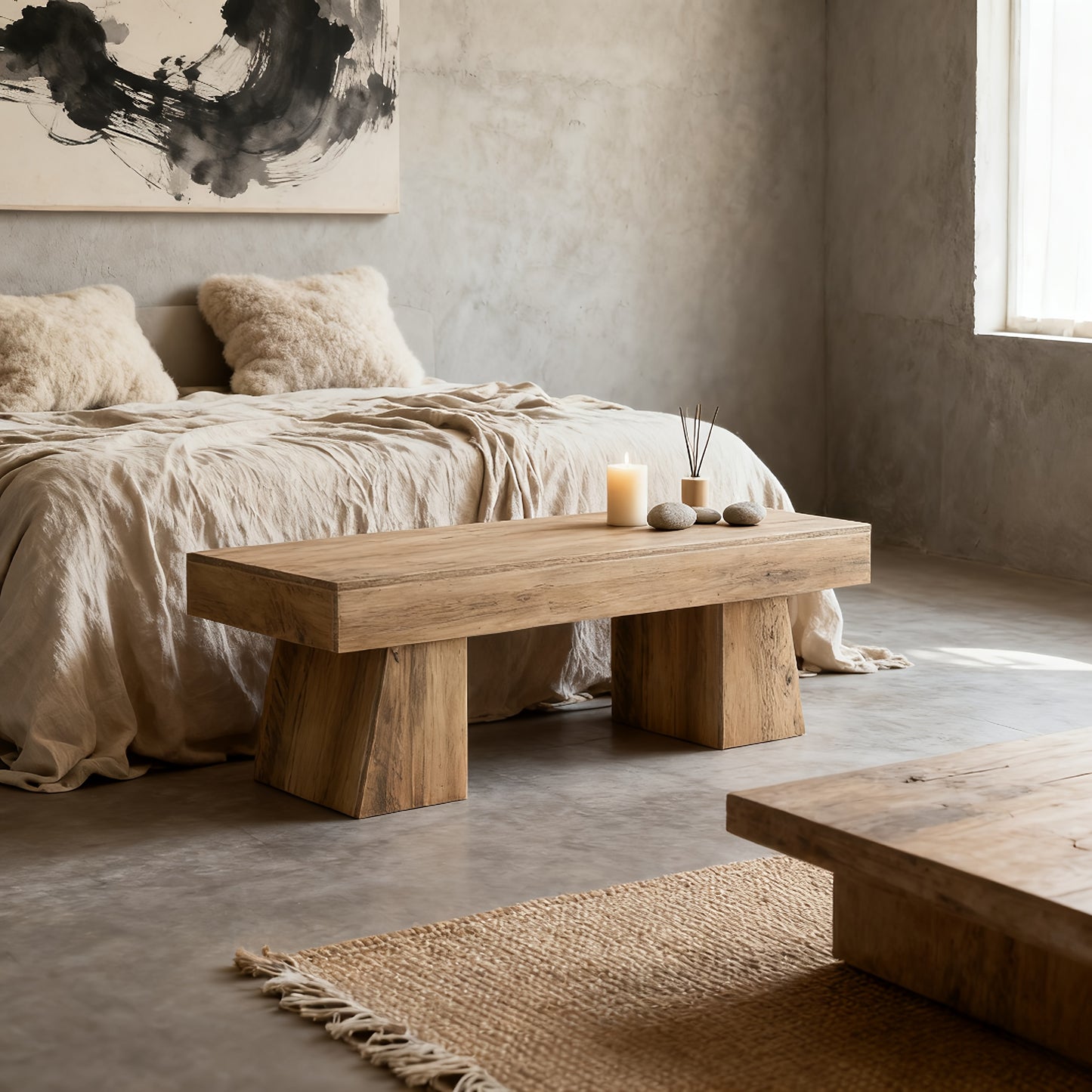 Chic Woods Home Collection — The Kora Low Table - solid wood furniture by Chic Woods