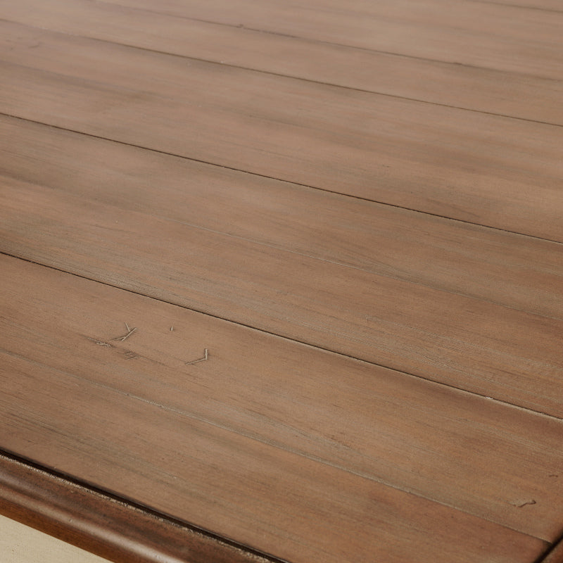Archer Weathered Oak Dining Table with Extension Leaf