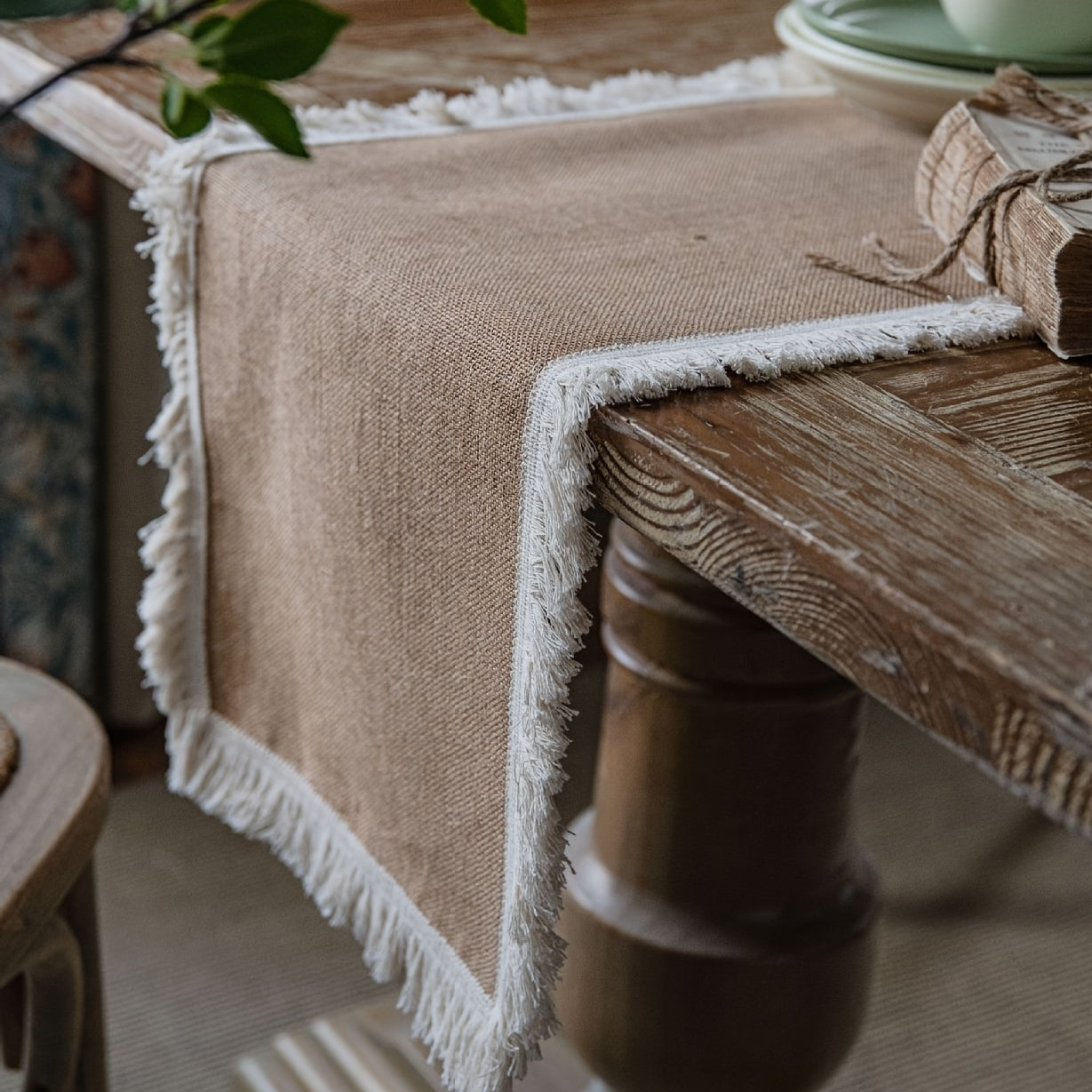 Burlap Natural Jute Table Runner
