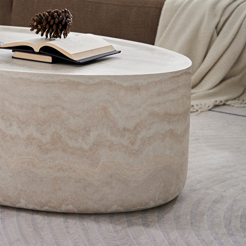 Contemporary Oval Coffee Table, Perfect for Decorating And Utilizing in Your Living Space