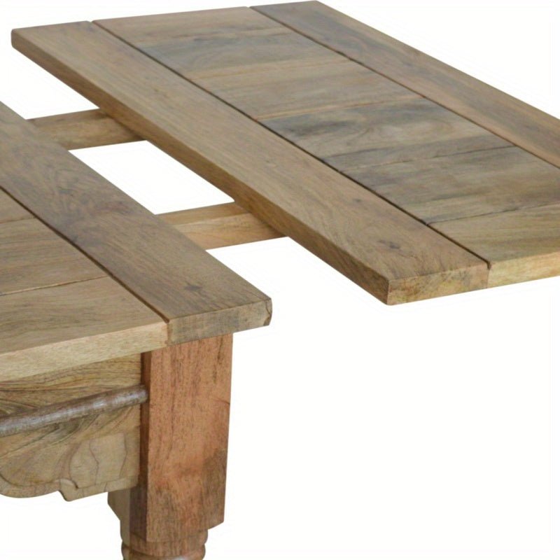 The Harveststead Extendable Mango Wood Dining Table - solid wood furniture by Chic Woods