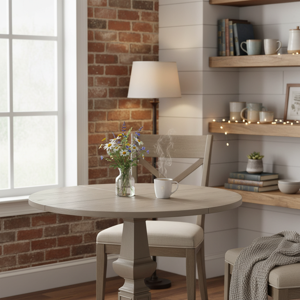 The Hollis Round Dining Table