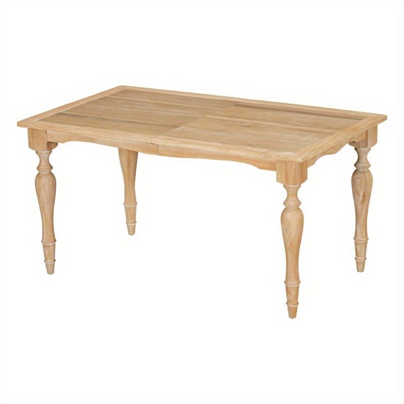 The Ashton Extendable Dining Table – Natural Finished Wood - solid wood furniture by Chic Woods
