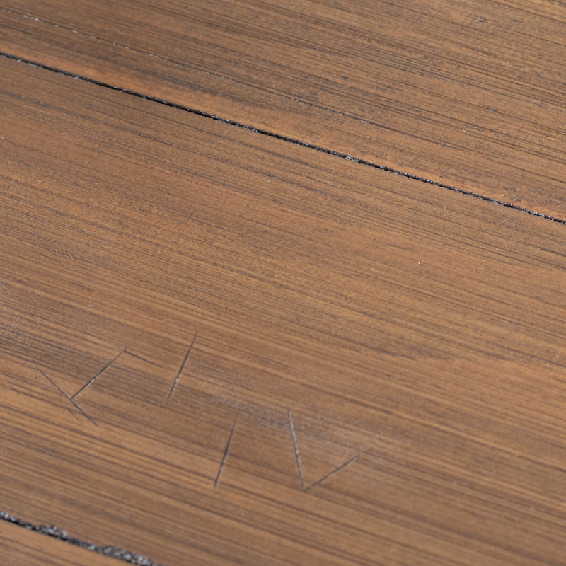 Archer Weathered Oak Dining Table with Extension Leaf
