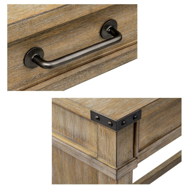 The Whitlock Reclaimed Two-Drawer Occasional Table