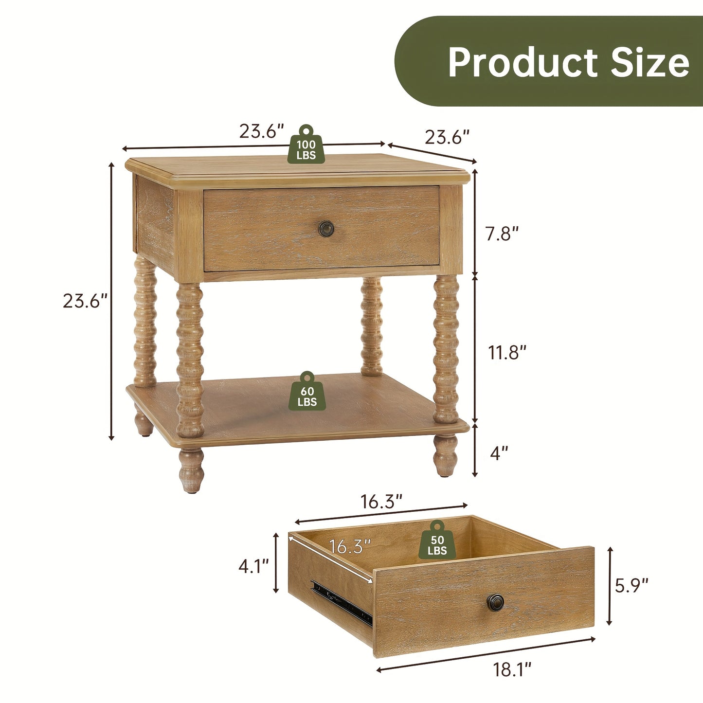 Alder Grove End Table