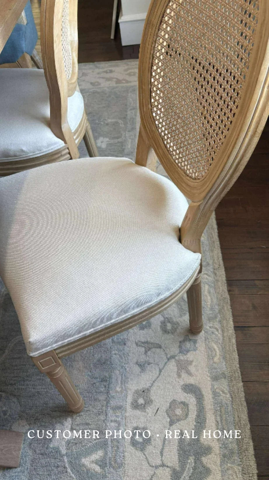 Rattan Back Dining Chairs – Solid Wood & Natural Cane (Sets of 2, 4, 6 & More) - solid wood furniture by Chic Woods