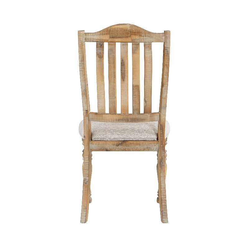 Wheatfield Slat-Back Dining Chairs (Set of 2)
Textured Upholstery | Farmhouse Warmth