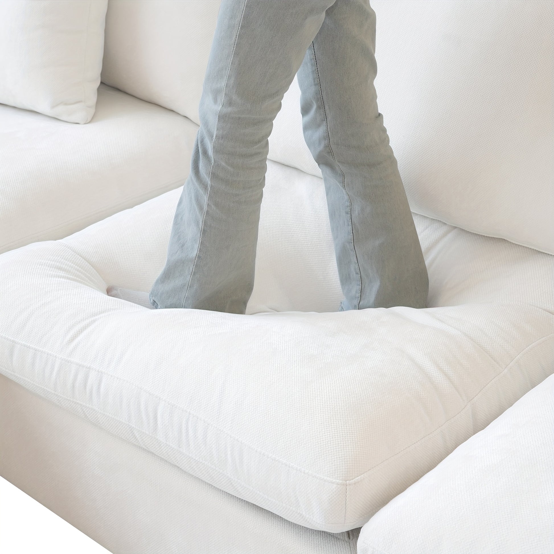 Chic Woods Home Collection — The Fairmount Modular Cloud Sectional - solid wood furniture by Chic Woods