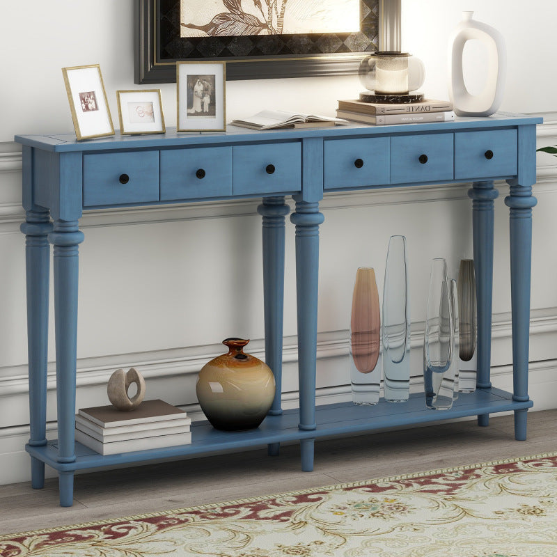 narrow Pine Console Table
