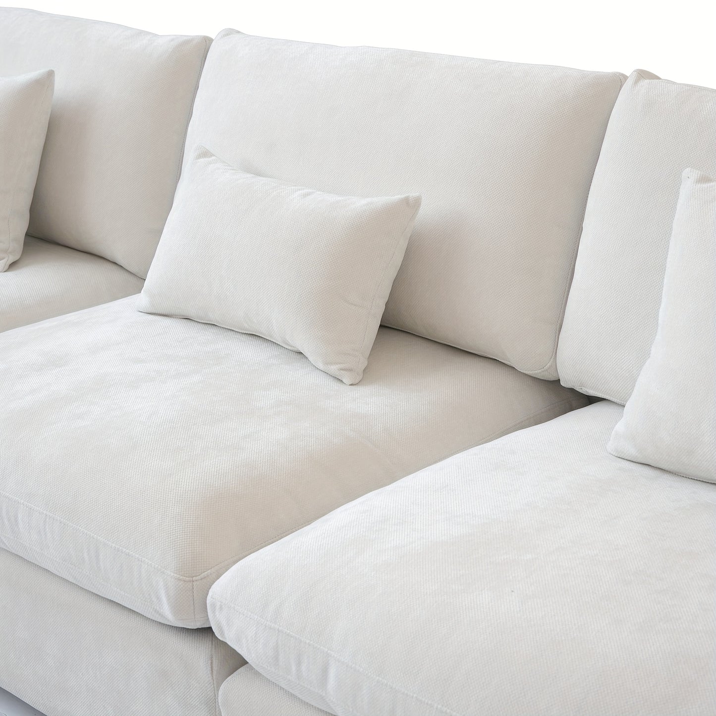 Chic Woods Home Collection — The Fairmount Modular Cloud Sectional - solid wood furniture by Chic Woods