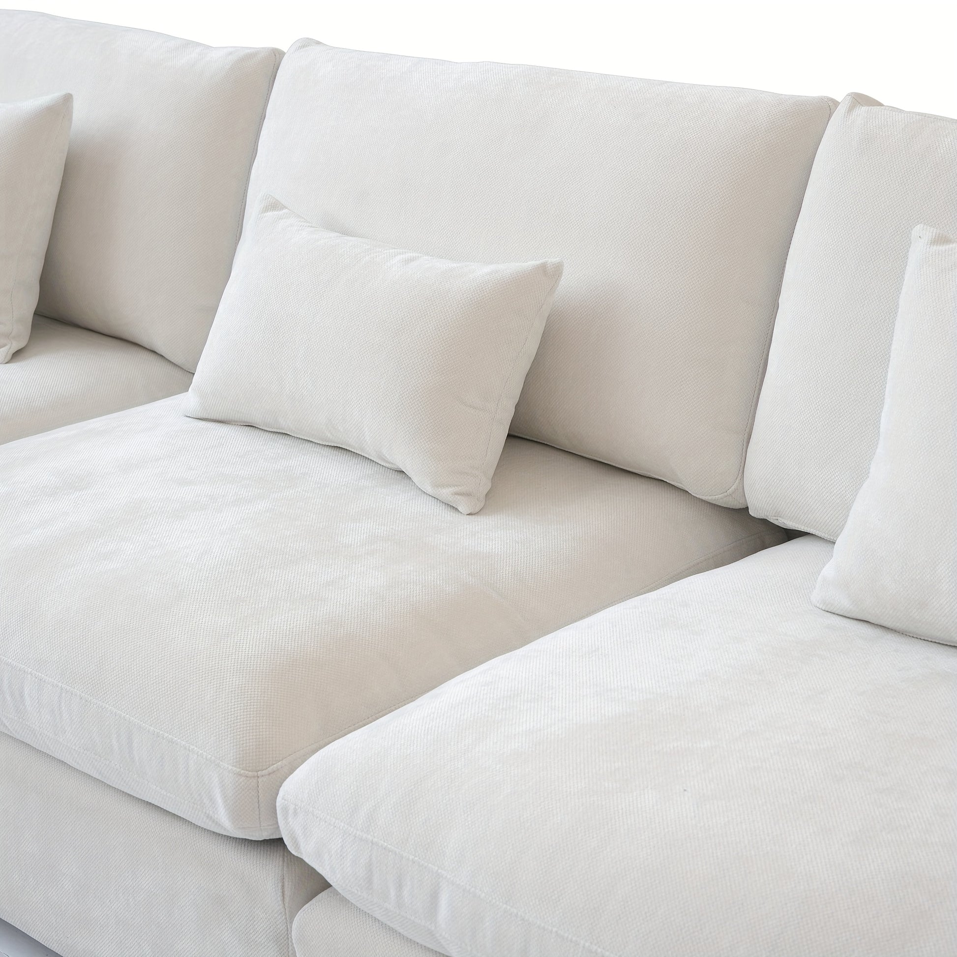 Chic Woods Home Collection — The Fairmount Modular Cloud Sectional - solid wood furniture by Chic Woods