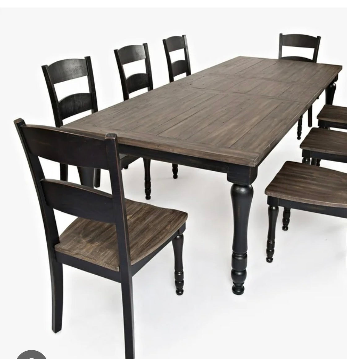 Heritage Farmhouse Extension Dining Table