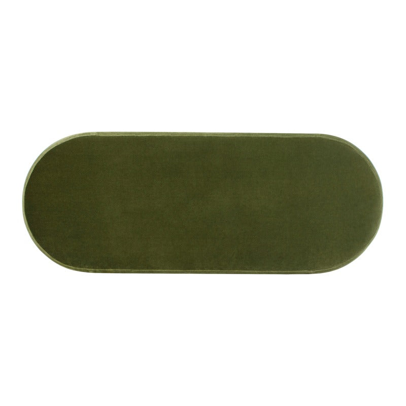Sienna 49” Oval Bouclé Storage Bench | Hinged Lid Seating
