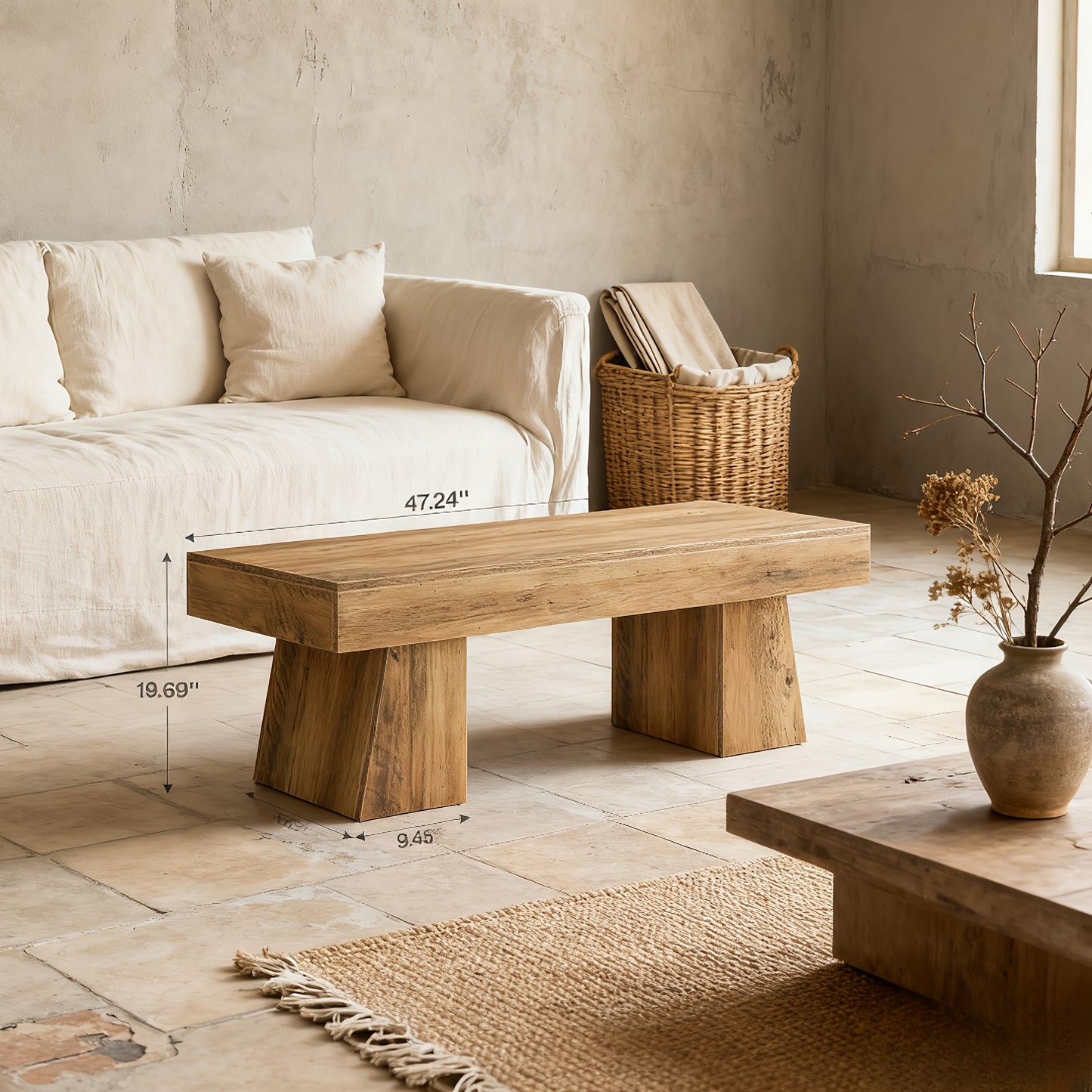 Chic Woods Home Collection — The Kora Low Table - solid wood furniture by Chic Woods