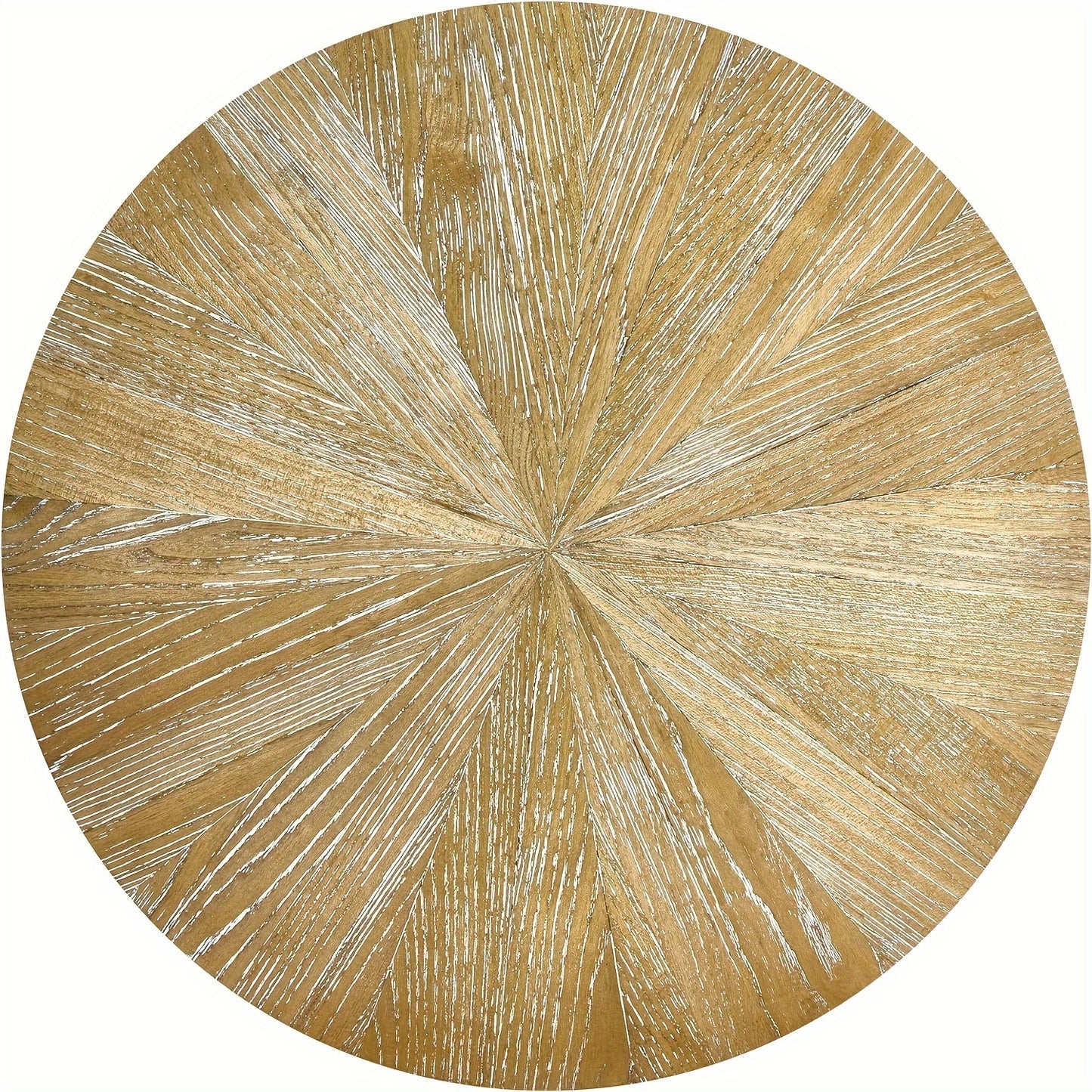 Reclaimed wood Round Side Table
